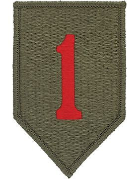0001 Infantry Division Full Color Patch (P-0001A-F)