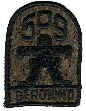 509 Infantry Geronimo Subdued Patch