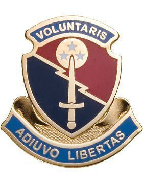 0030 Support Bn Unit Crest (Voluntaris Adiuvo Libertas)