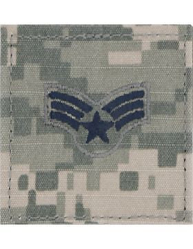 AF-SV-203 Senior Airman ACU Digital Blue Thread with Fastener