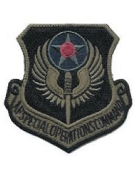 USAF Patch (AF-P09C) Special Operations Command Subdued (New)
