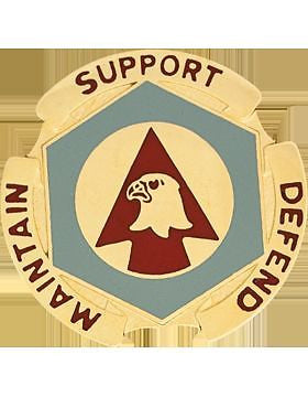 0734 Maintenance Bn Unit Crest (Maintain Support Defend)