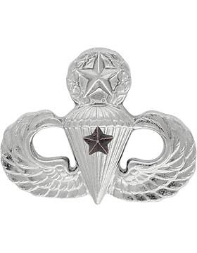 No-Shine Dress Mini (NS-509-1) Master Parachutist with One Combat Star