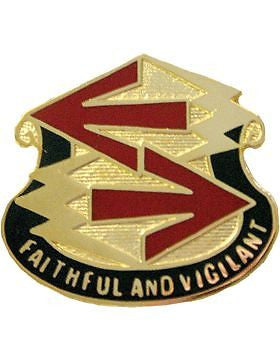 0028 Air Defense Artillery Group Unit Crest (Faithful And VIgilant)