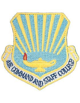 AF-CP-AIRCOM AIR COMMAND & STAFF COLLEGE3"X3"FULL COLORW/VELCRO