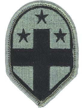 0332 Medical Brigade ACU Patch with Fastener (PV-0332A)