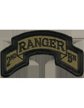 75 Infantry 2nd Battalion Scroll Subdued Patch