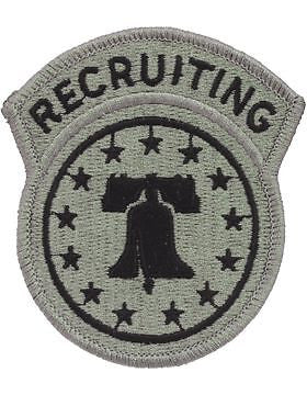 Recruiting Command ACU Patch with Fastener (PV-RECMD)