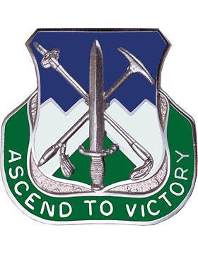 0172 Infantry Regiment Unit Crest (Ascend To Victory)