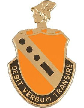 0056 Signal Battalion Unit Crest (Debit Verbum Transire)