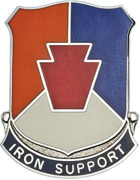 0028 Infantry Div Special Troops Bn Unit Crest (Iron Support)