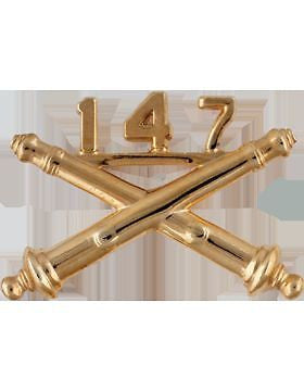 No-Shine (NS-RO-FA-147) 147th Field Artillery Officer Regimental BOS (Pair)