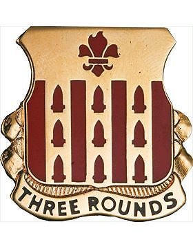 0333 Field Artillery Unit Crest (Three Rounds)