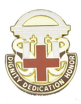 Medical Dept Dwight D Eisenhower Unit Crest (Dignity Dedication Honor)
