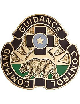 0175 Medical Bde Unit Crest (Command Guidance Control)