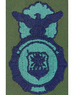 AF-S332 Security Police Badge USAF Sew-On Subdued
