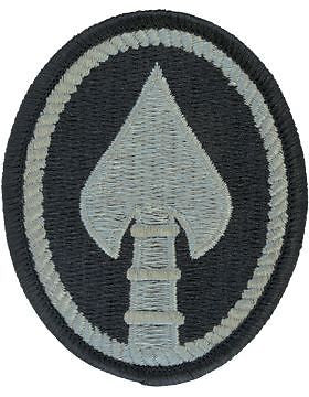 US Army Element Special Ops Command ACU Patch with Fastener (PV-SOCOM/F)