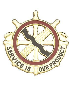 0024 Transportation Bn Unit Crest (Service Is Our Product)