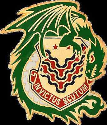 0453 Chemical Battalion Unit Crest (INVICTUS SCUTUM)