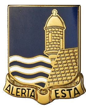 0296 Infantry Unit Crest (Alerta Esta)