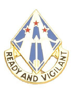 0031 Air Defense Artillery Bde Unit Crest (Ready And Vigilant)