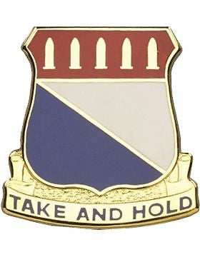 0195 Regiment Unit Crest (Take And Hold)