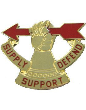 0460 Quartermaster Co Unit Crest (Supply Support Defend)