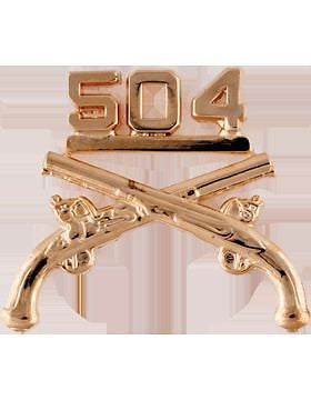 No-Shine (NS-OR-MP-0504) 504th Military Police Officer  504 (Top) (Pair)