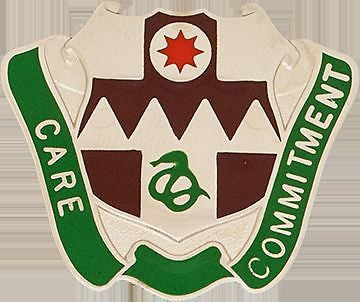 423 Medical Bn Unit Crest (Care Commitment)