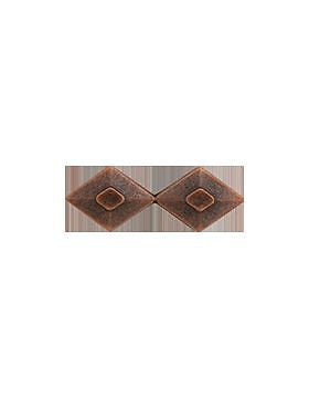 Ribbon Device (R-D292) 3/16 Bronze Diamond 2-On Ribbon Device