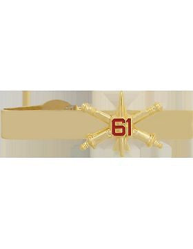 No-Shine (NS-TB-RO-ADA-061) 61st Air Defense Artillery BOS Officer Tie Bar