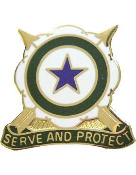 0205 Military Police Bn Unit Crest (Serve And Protect)