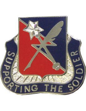 0149 Personnel Services Bn Unit Crest (Supporting The Soldier)
