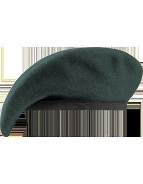 Beret (BT-B08/01) SF Green with Nylon Sweatband Size 6 1/2" (Unlined)