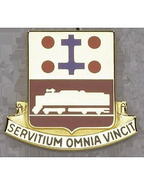 0718 Transportation Bn Unit Crest (Servitium Omnia Vincit)