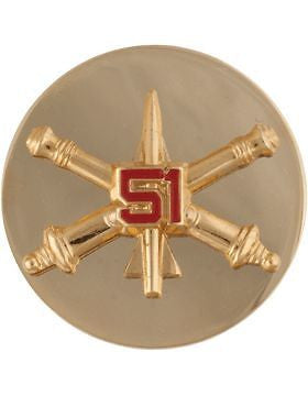 No-Shine (NS-RE-ADA-0051) 51st Air Defense Artillery Enlisted (Pair)