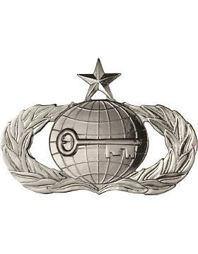 USAF Badge (AF-335B) Senior Intelligence No Shine