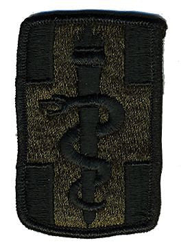 (P-0001L-S) 1 Medical Brigade Subdued Patch