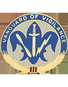 0205 Military Intelligence Bde Unit Crest (Vanguard Of Vigilance)
