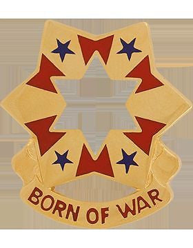 0006 Army Unit Crest (Born Of War)