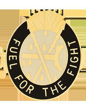 DUI-0387B 387 Quartermaster BN Unit Crest (Fuel for the Fight) D-6048