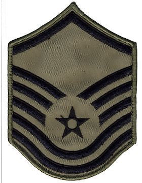 USAF Chevron (AF-C706/L) Master Sergeant ABU Large (Pair)
