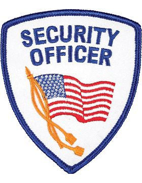 Novelty (U-N209) Security Officer with Waving Flag Patch
