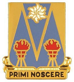 0303 Military Intelligence Bn Unit Crest (Primi Noscere)