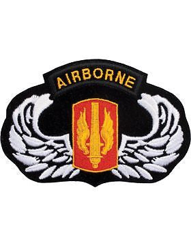 N-416 Parachutist Badge with 18 Field Artillery Patch 3" x 5"