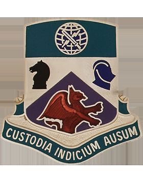 0001 Info Ops Bn (Right) Unit Crest (Custodia Indicium Ausum)