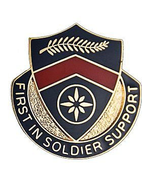 0001 Personal Services Bn Unit Crest (First In Soldier Support)