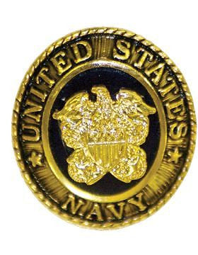 No-Shine (NS-T403) U.S. Navy Ring Lapel Pin 2 Piece
