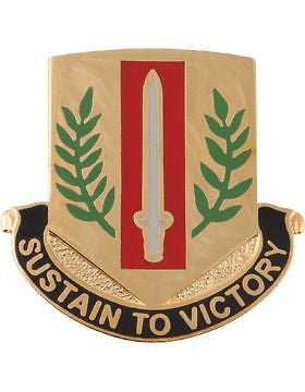 0001 Sustainment Bde Unit Crest (Sustain To Victory)