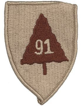 91 Infantry Division Desert Patch